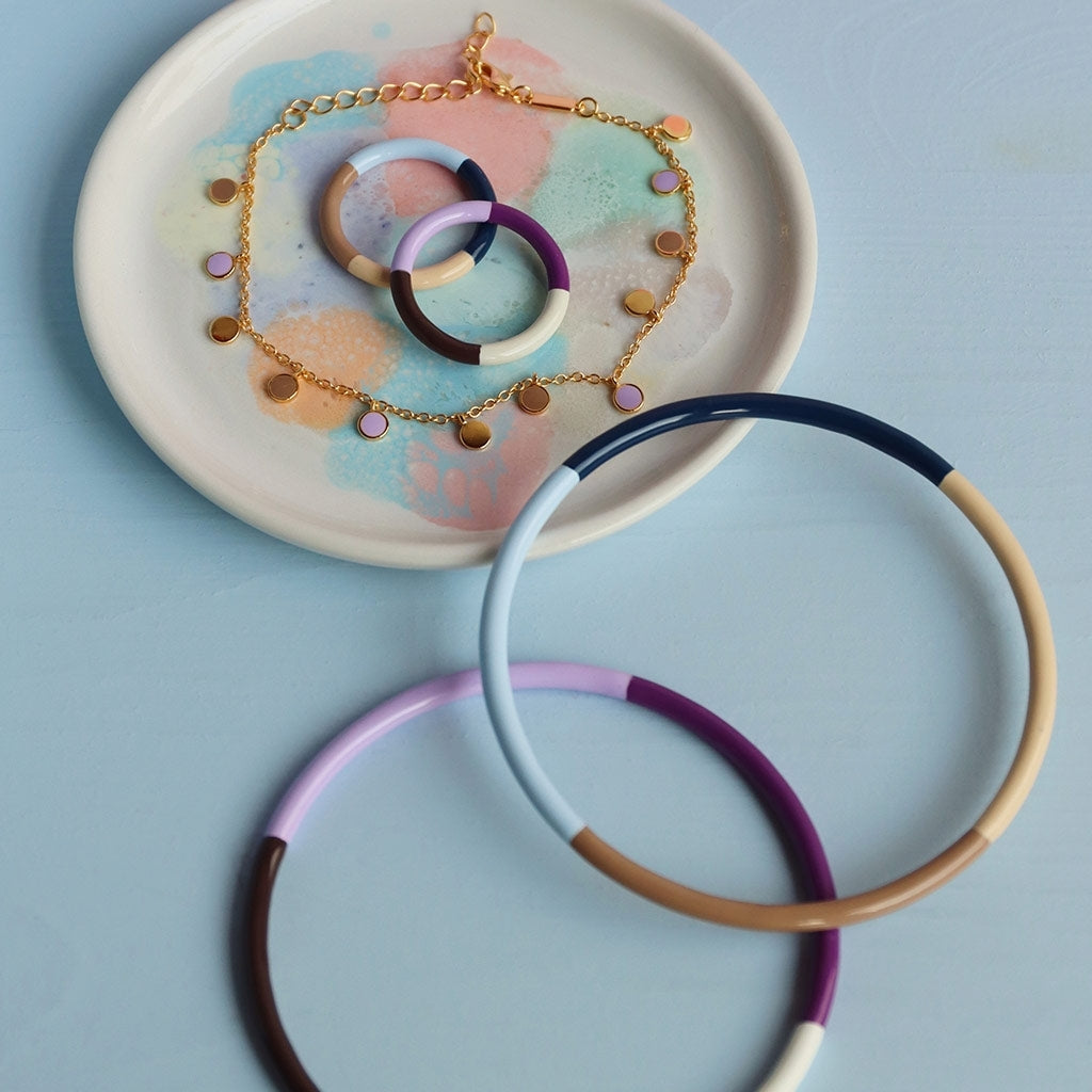 LULU Copenhagen Color Bangle Quatro Bracelets North