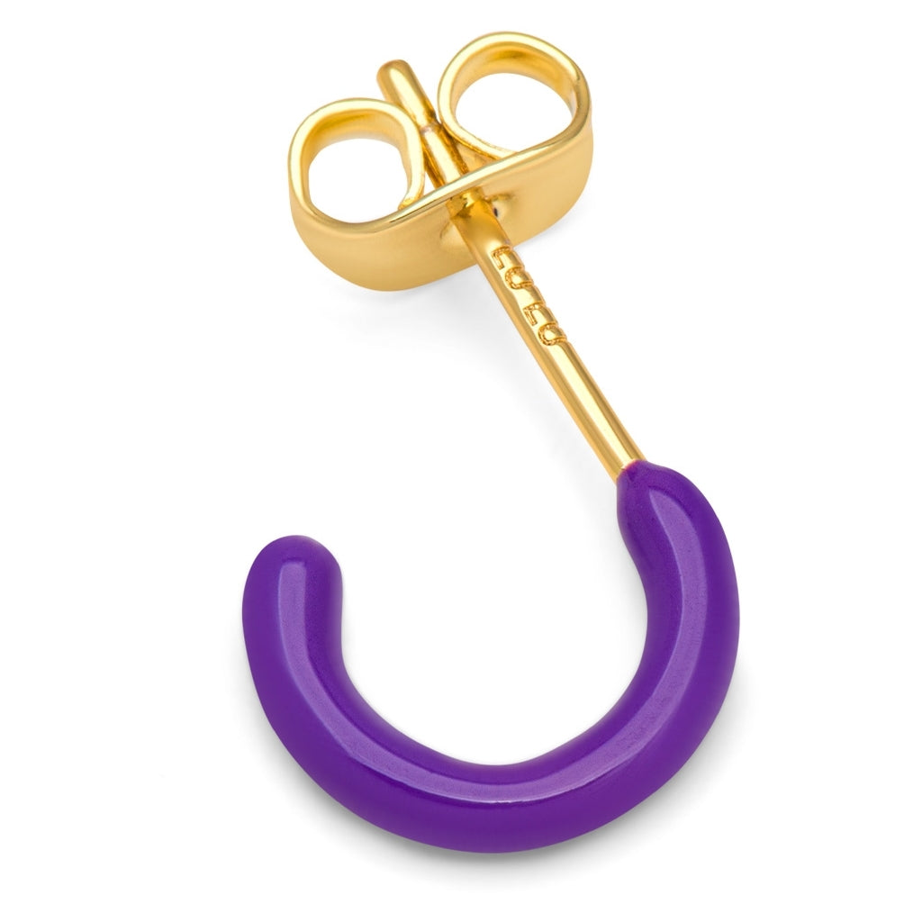 LULU Copenhagen Color Hoop 1 stück Hoops Deep Purple