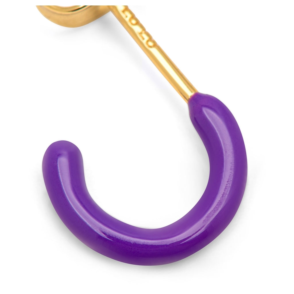 LULU Copenhagen Color Hoop 1 stück Hoops Deep Purple