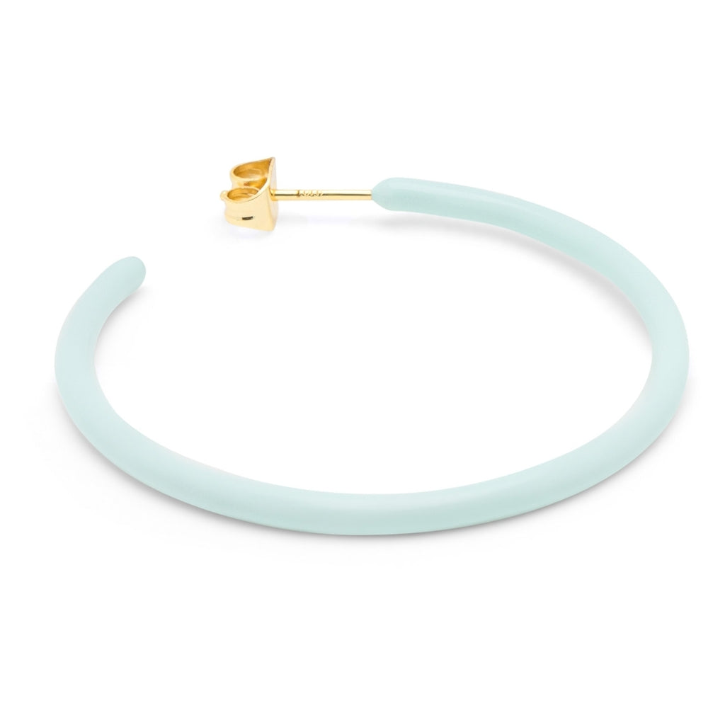 LULU Copenhagen Color Hoops Large paar Hoops Minze