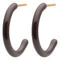 Color Hoops Medium paar - Cocoa Powder