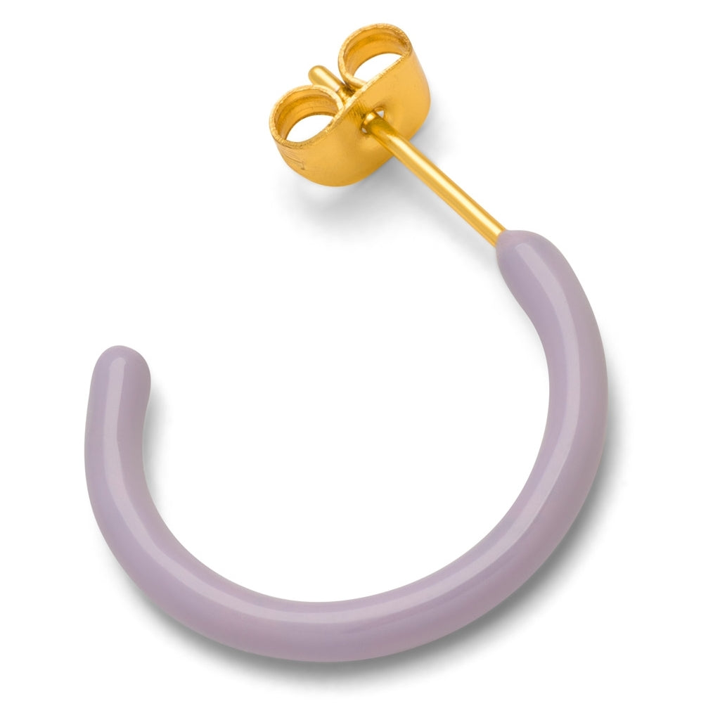 LULU Copenhagen Color Hoops Medium paar Hoops Lila