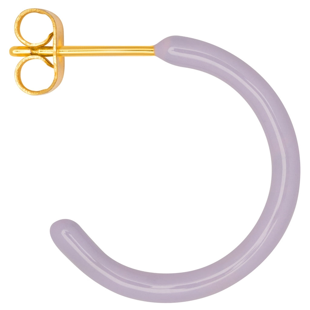 LULU Copenhagen Color Hoops Medium paar Hoops Lila