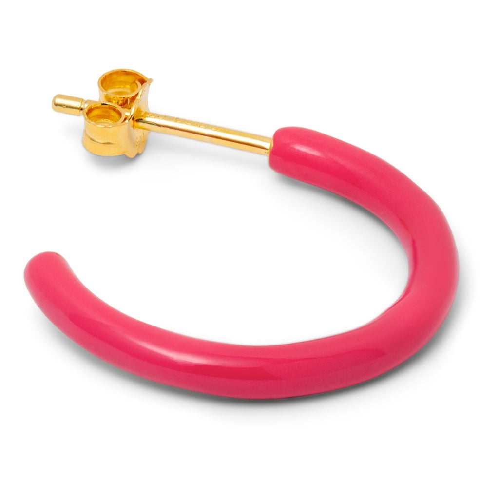 LULU Copenhagen Color Hoops Medium paar Hoops Pink