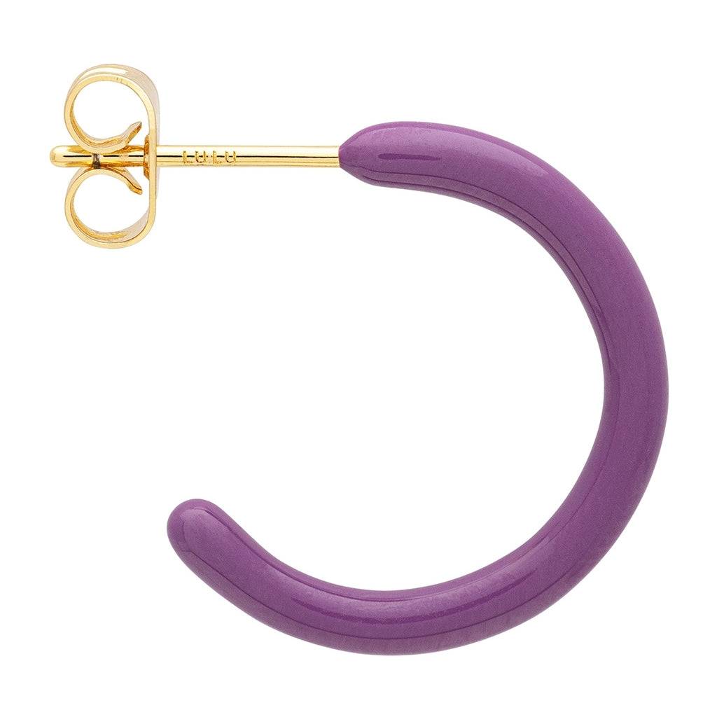 LULU Copenhagen Color Hoops Medium paar Hoops Purple Harvest