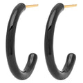 Color Hoops Medium paar - Schwarz