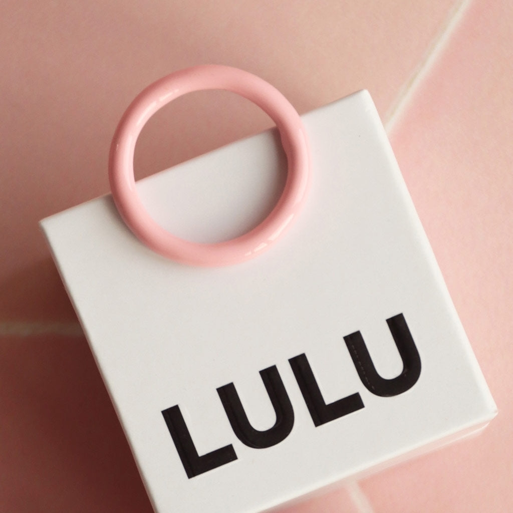 LULU Copenhagen Color Ring Rings Hellrosa