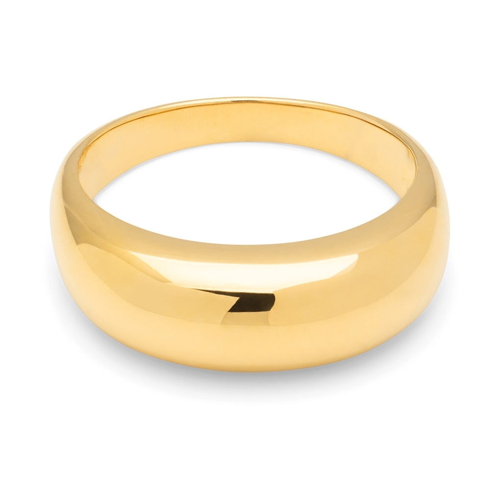 LULU Copenhagen Color Ring Chunky Rings Vergoldet