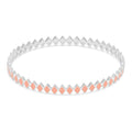 Confetti Bangle - Versilbert - Burnt Coral