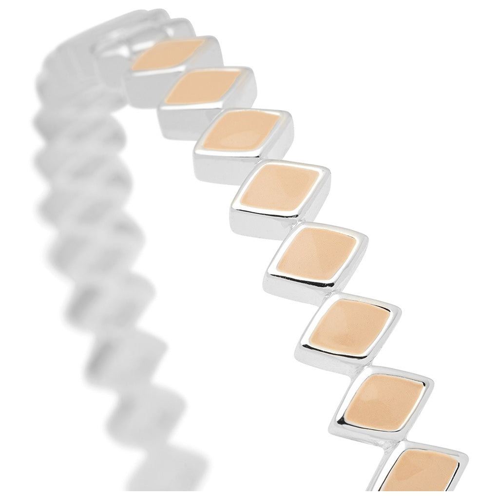 LULU Copenhagen Confetti Bangle - Versilbert Bracelets Buttercream