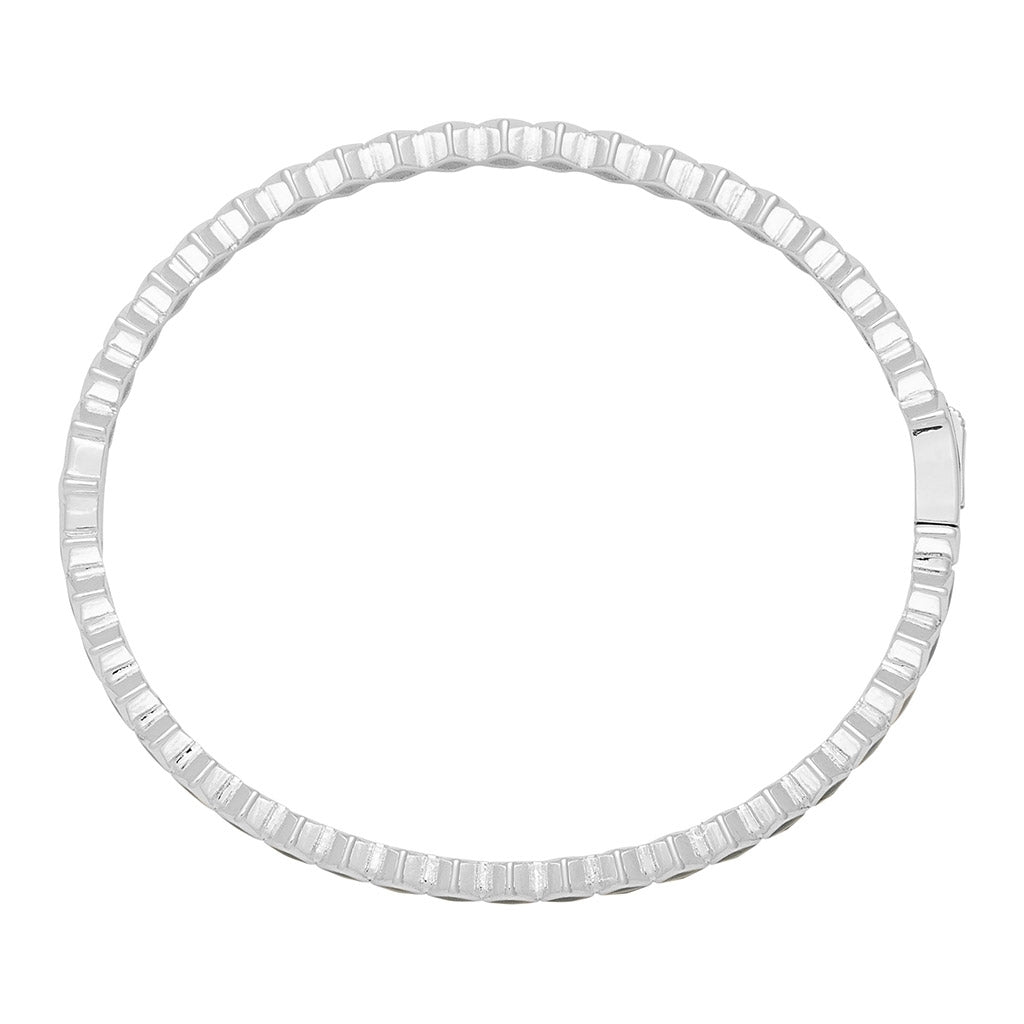 LULU Copenhagen Confetti Bangle - Versilbert Bracelets North Sea Green