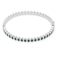Confetti Bangle - Versilbert - North Sea Green