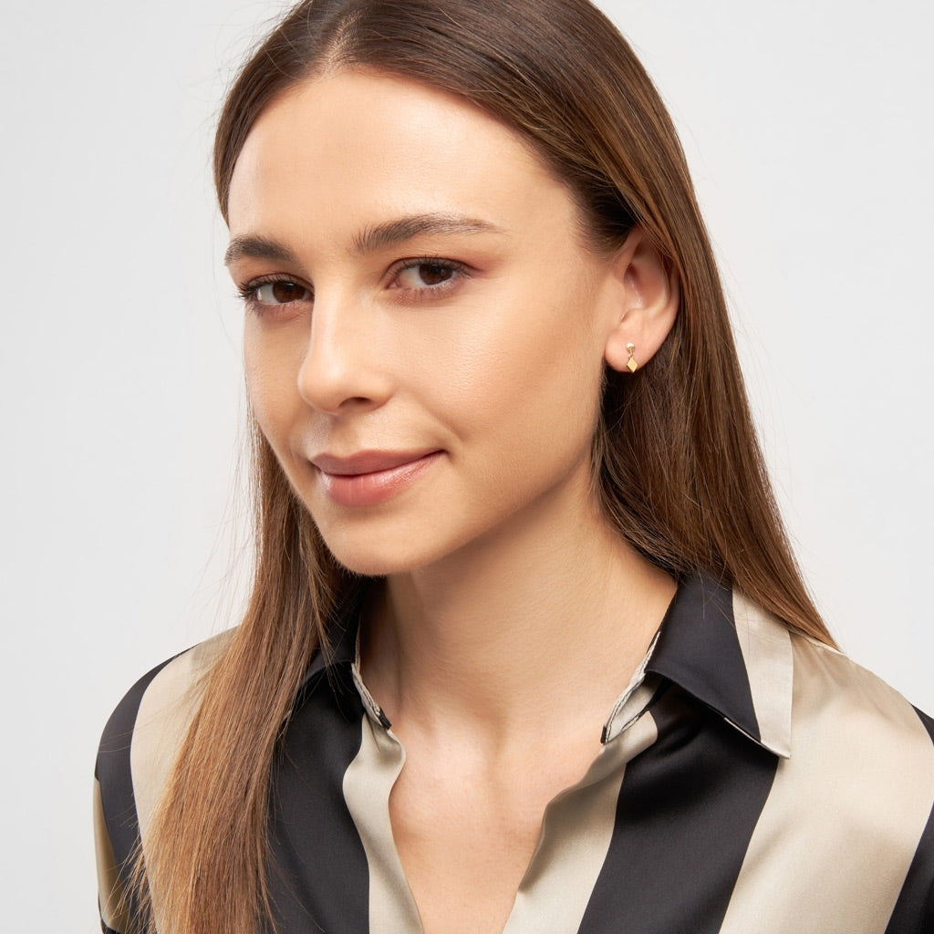 LULU Copenhagen Confetti Dangling Ohrring 1 stück vergoldet Ear stud, 1 pcs Marigold