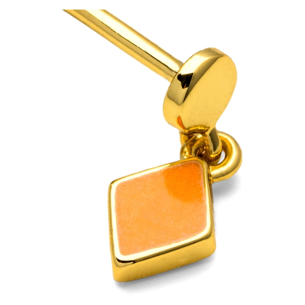 LULU Copenhagen Confetti Dangling Ohrring 1 stück vergoldet Ear stud, 1 pcs Marigold