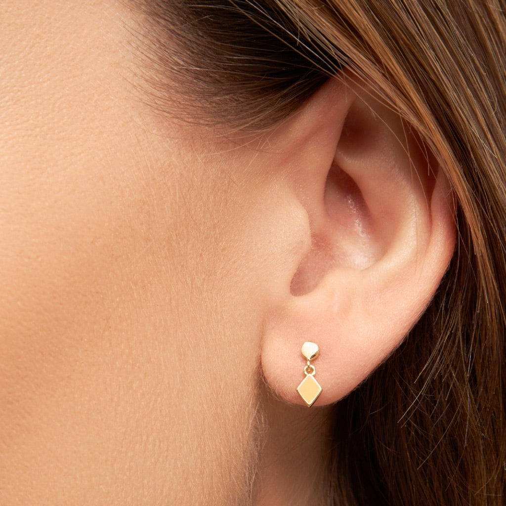 LULU Copenhagen Confetti Dangling Ohrring 1 stück vergoldet Ear stud, 1 pcs Marigold