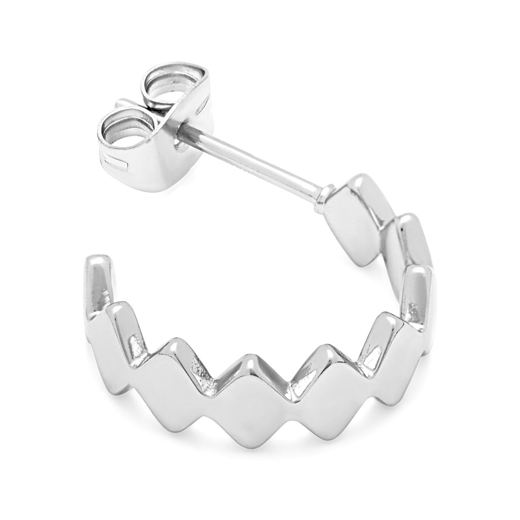 LULU Copenhagen Confetti Hoops versilbert Hoops Silver Plated