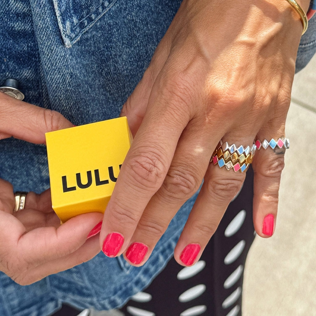 LULU Copenhagen Confetti Ring vergoldet Rings Gloaming