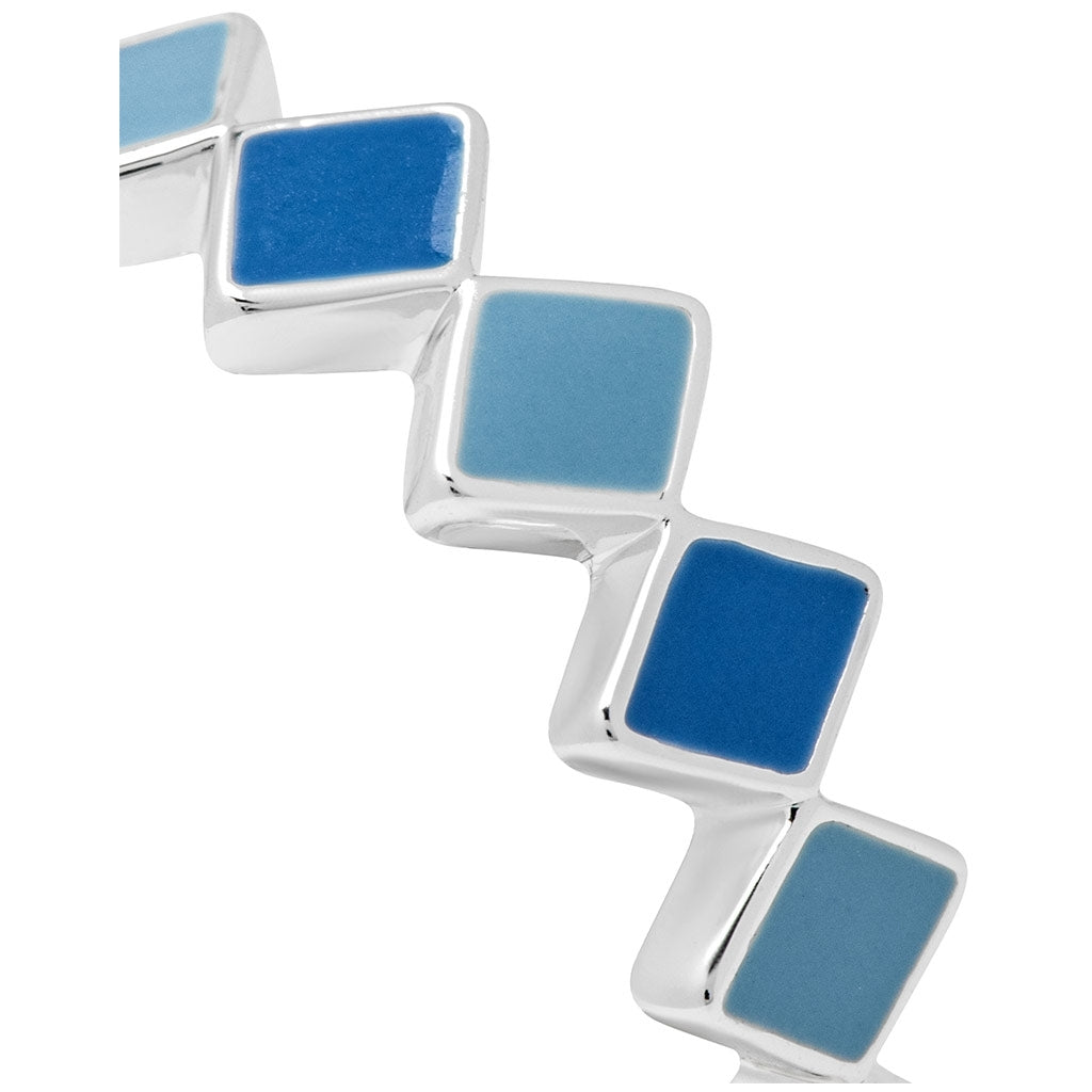 LULU Copenhagen Confetti Ring Silber Rings Blue