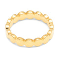Connected Circles Ring - Vergoldet