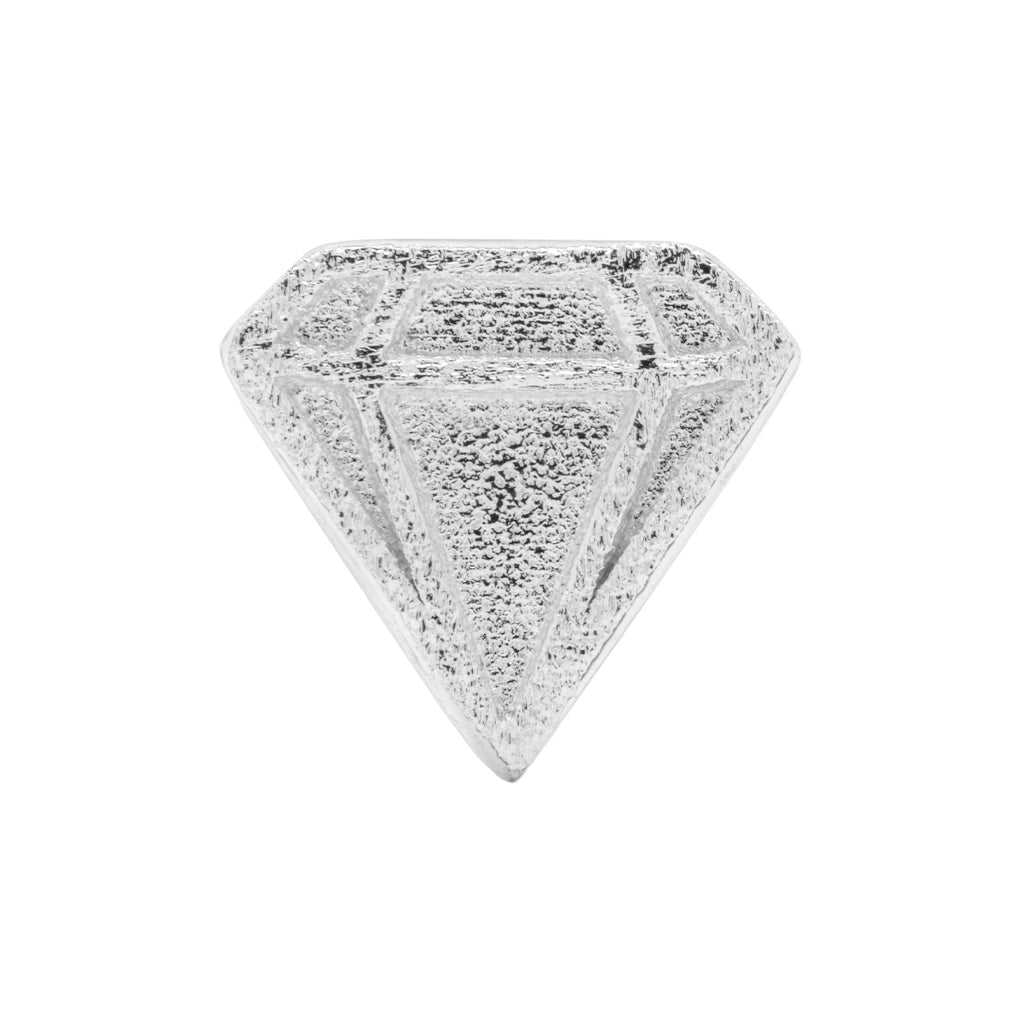 LULU Copenhagen Diamond Cut Small Ohrring 1 stück Ear stud, 1 pcs Silver Plated