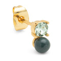 Diamond Eye 1 stück - North sea green/Chrysolite