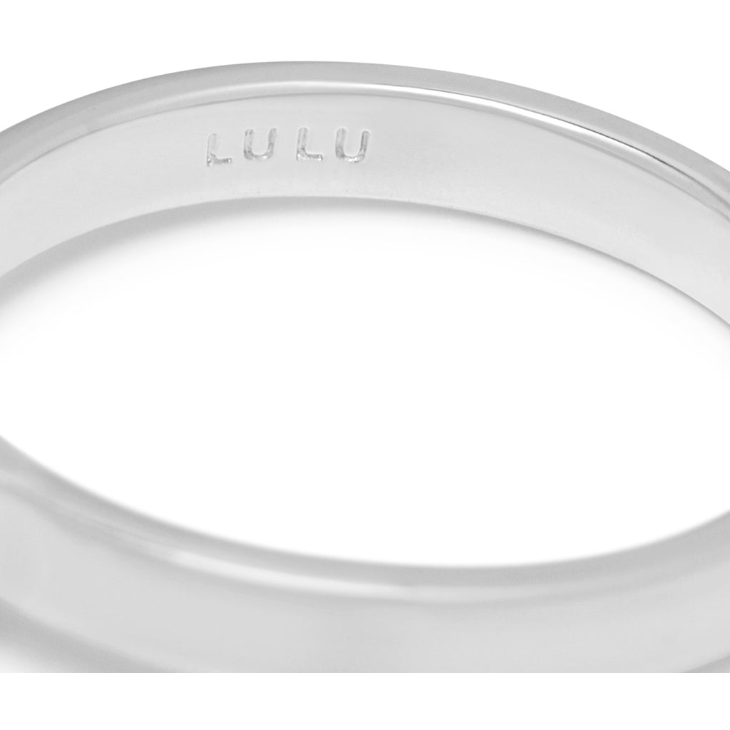 LULU Copenhagen Diamond Ring Small silber Rings Hellgrün