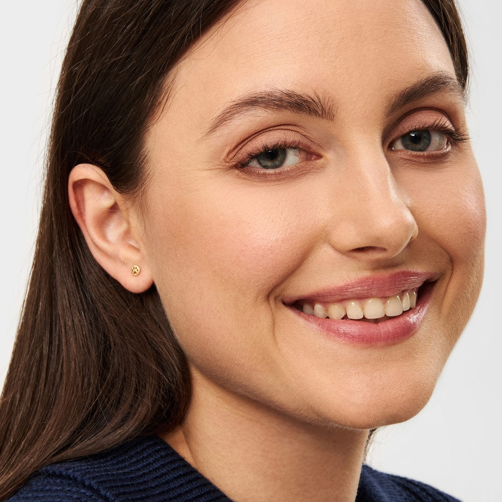 LULU Copenhagen Dog Ohrring 1 stück Ear stud, 1 pcs Vergoldet