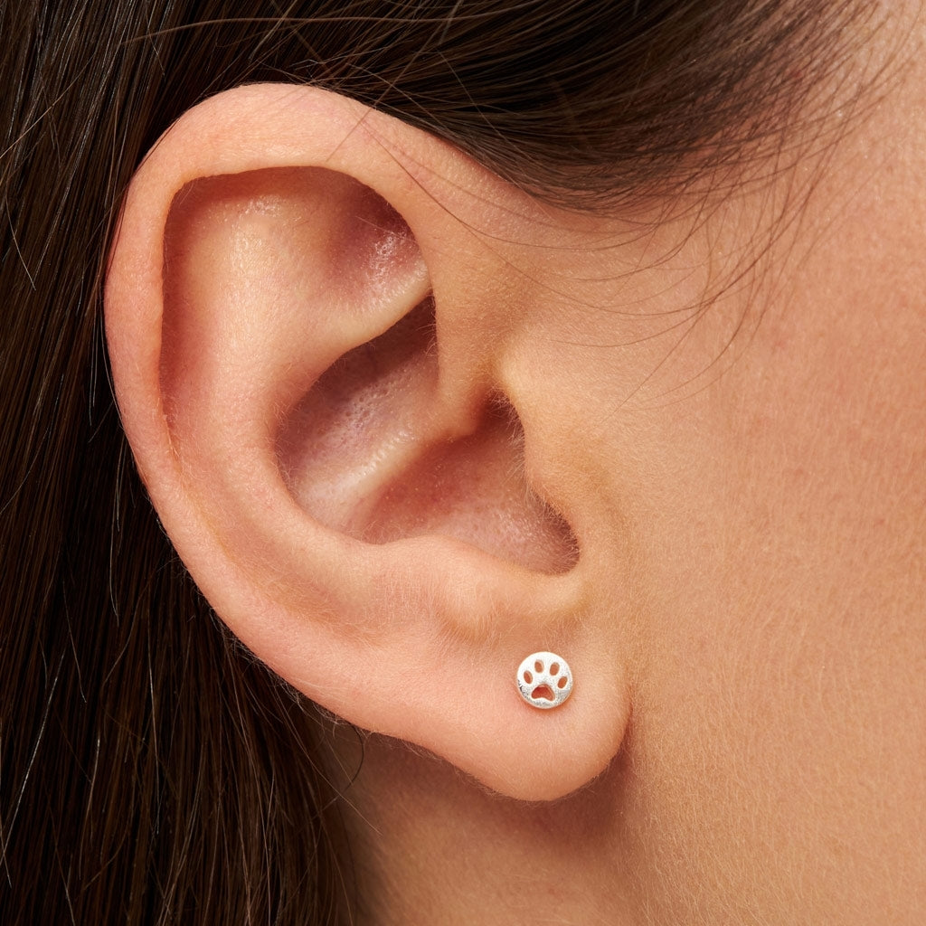 LULU Copenhagen Dog Ohrring 1 stück Ear stud, 1 pcs Silver Plated