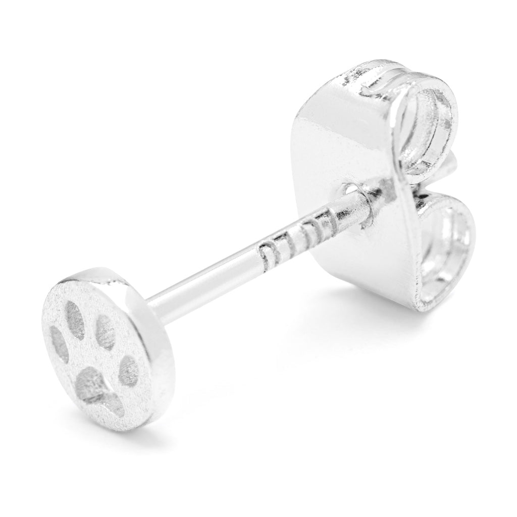 LULU Copenhagen Dog Ohrring 1 stück Ear stud, 1 pcs Silver Plated