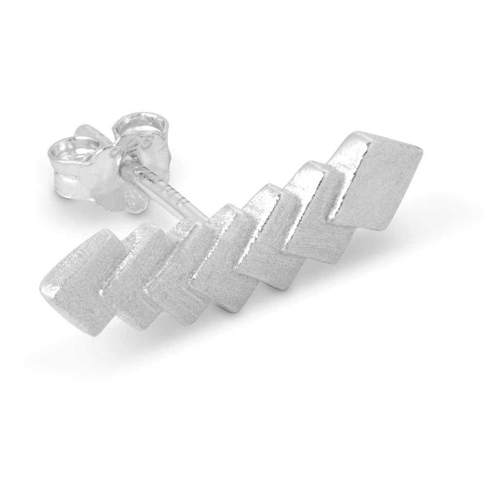 LULU Copenhagen Domino 7 Ohrring 1 stück Ear stud, 1 pcs Silber