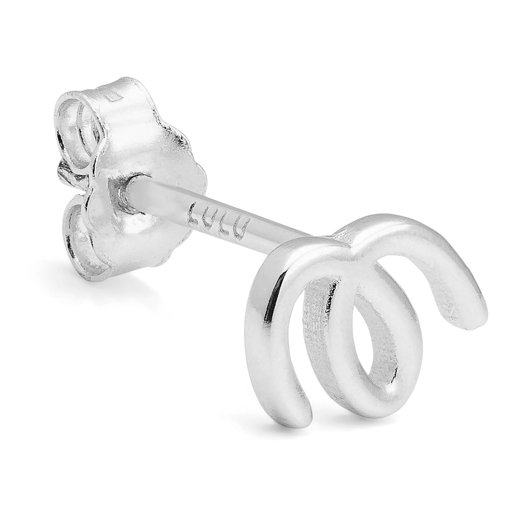 LULU Copenhagen Doodle Ohrring 1 stück Ear stud, 1 pcs Silber