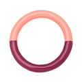 Double Color Ring - Burnt Coral - Plum