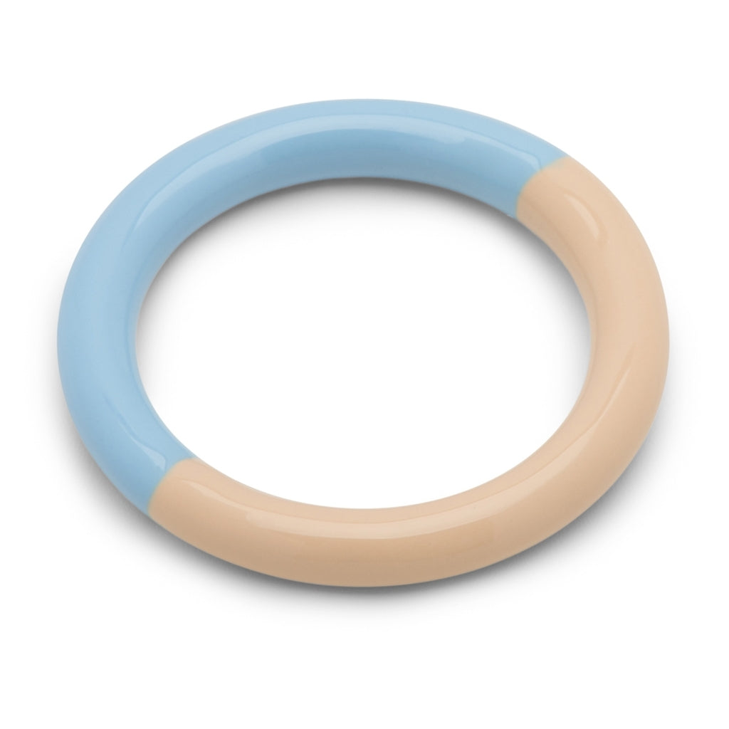 LULU Copenhagen Double Color Ring Rings Light Blue/Buttercream