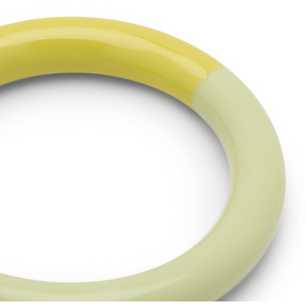 LULU Copenhagen Double Color Ring Rings Lime/Silk Light Green