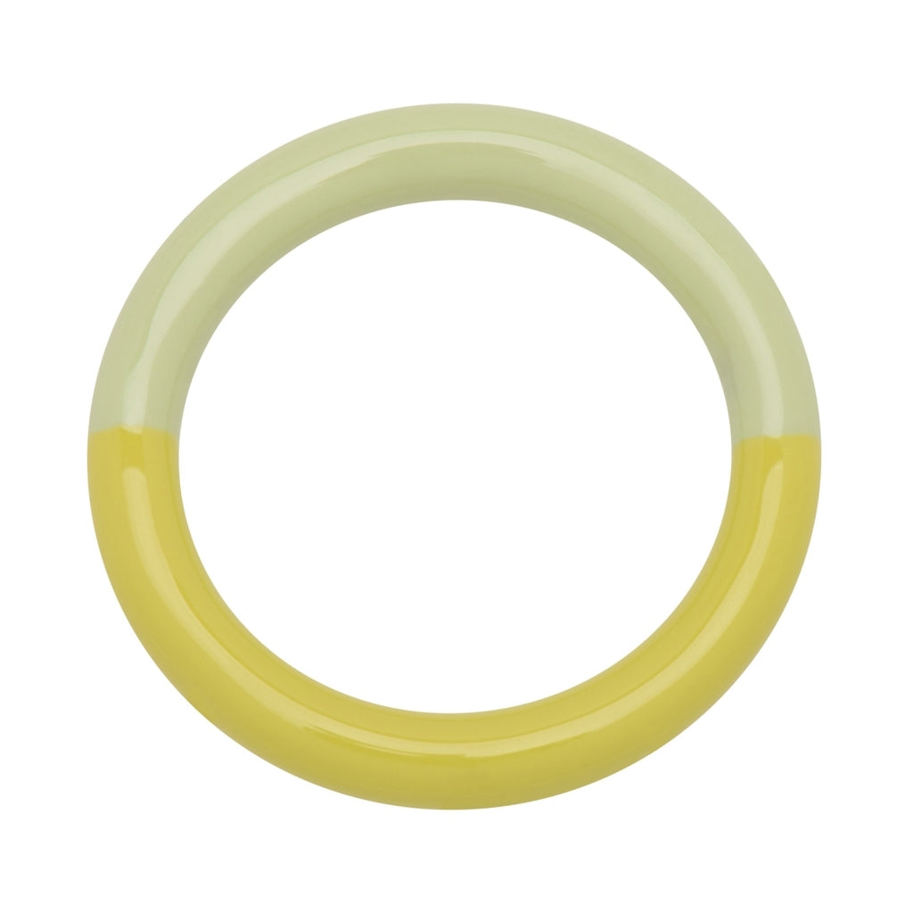 LULU Copenhagen Double Color Ring Rings Lime/Silk Light Green