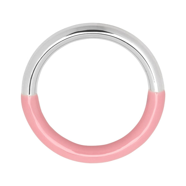 LULU Copenhagen Double Color Ring silber Rings Silver/Light Pink