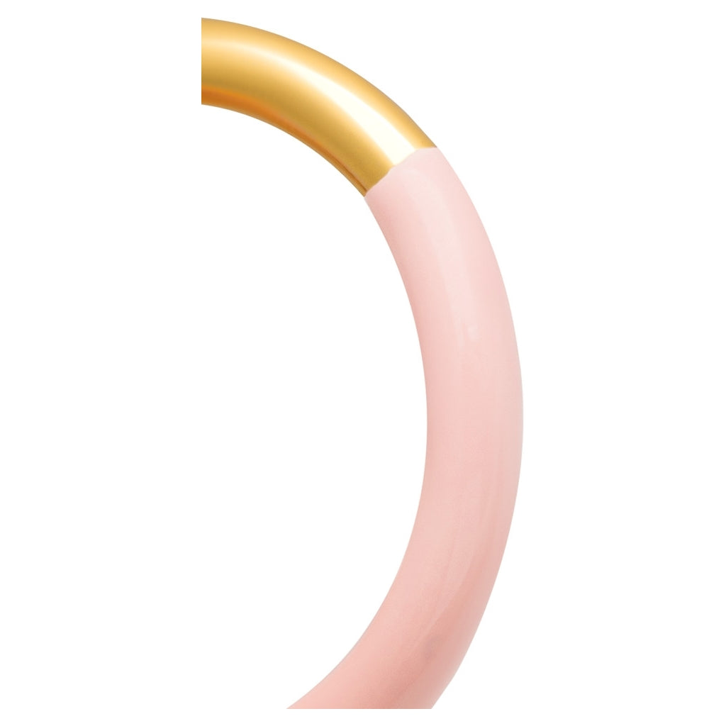 LULU Copenhagen Double Color Ring vergoldet Rings Gold/Silk Light Pink
