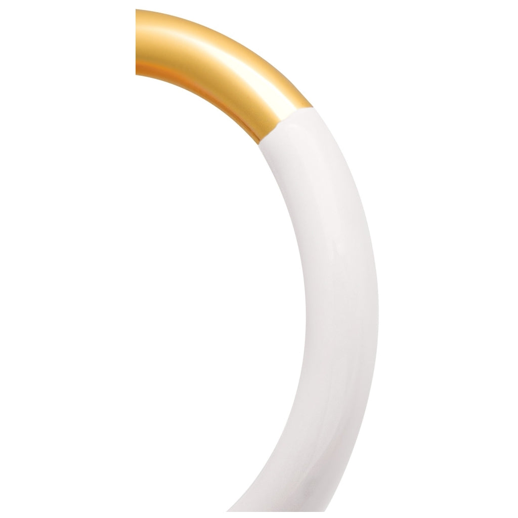 LULU Copenhagen Double Color Ring vergoldet Rings Gold/White