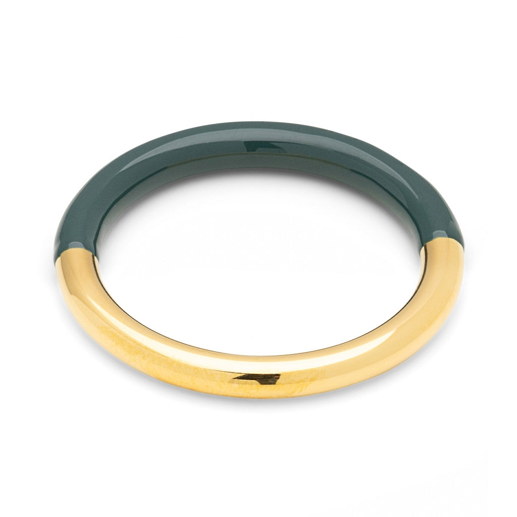 LULU Copenhagen Double Color Ring vergoldet Rings North Sea Green