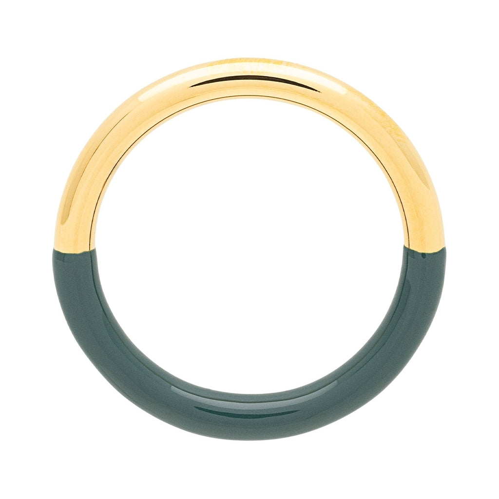 LULU Copenhagen Double Color Ring vergoldet Rings North Sea Green