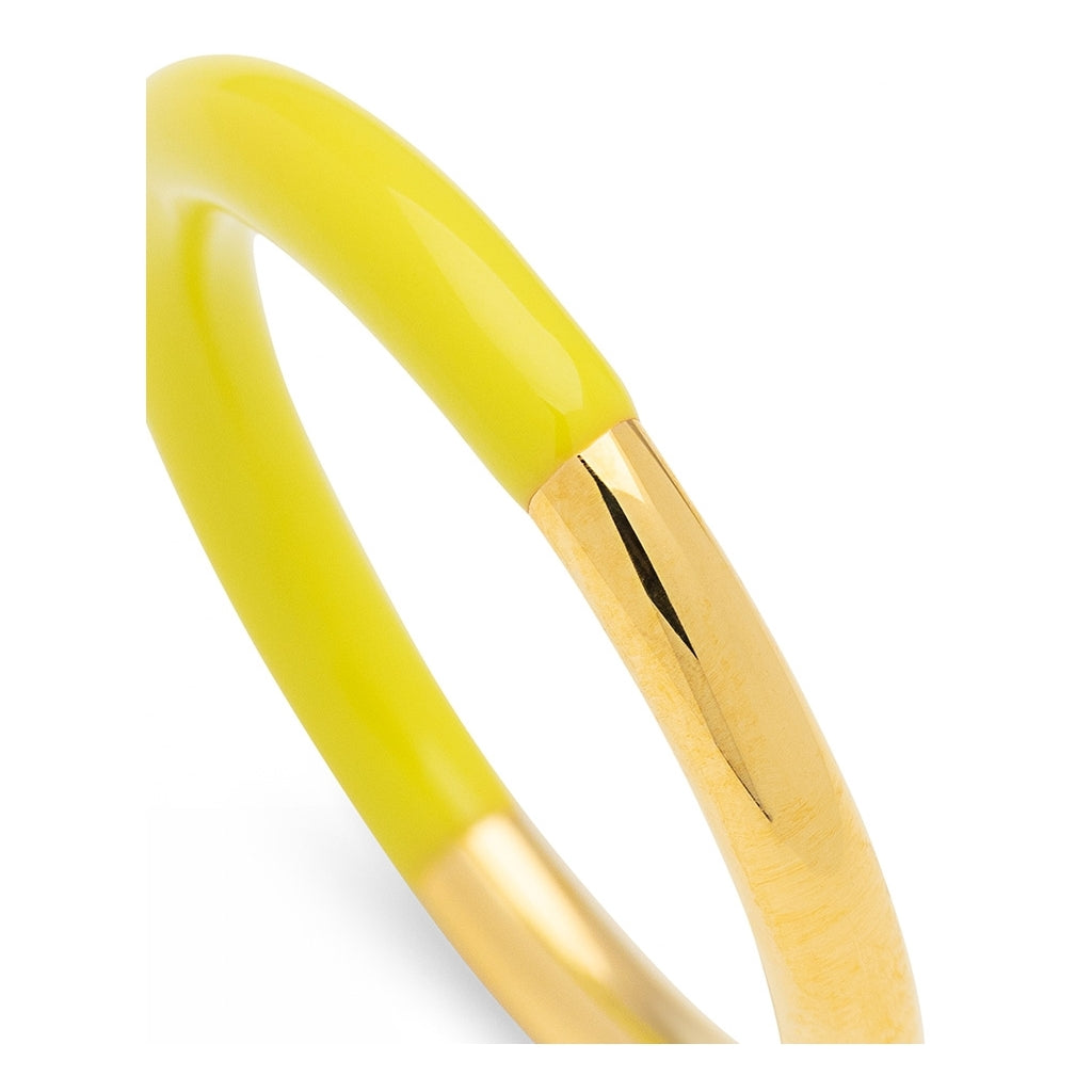 LULU Copenhagen Double Color Ring vergoldet Rings Wild Lime
