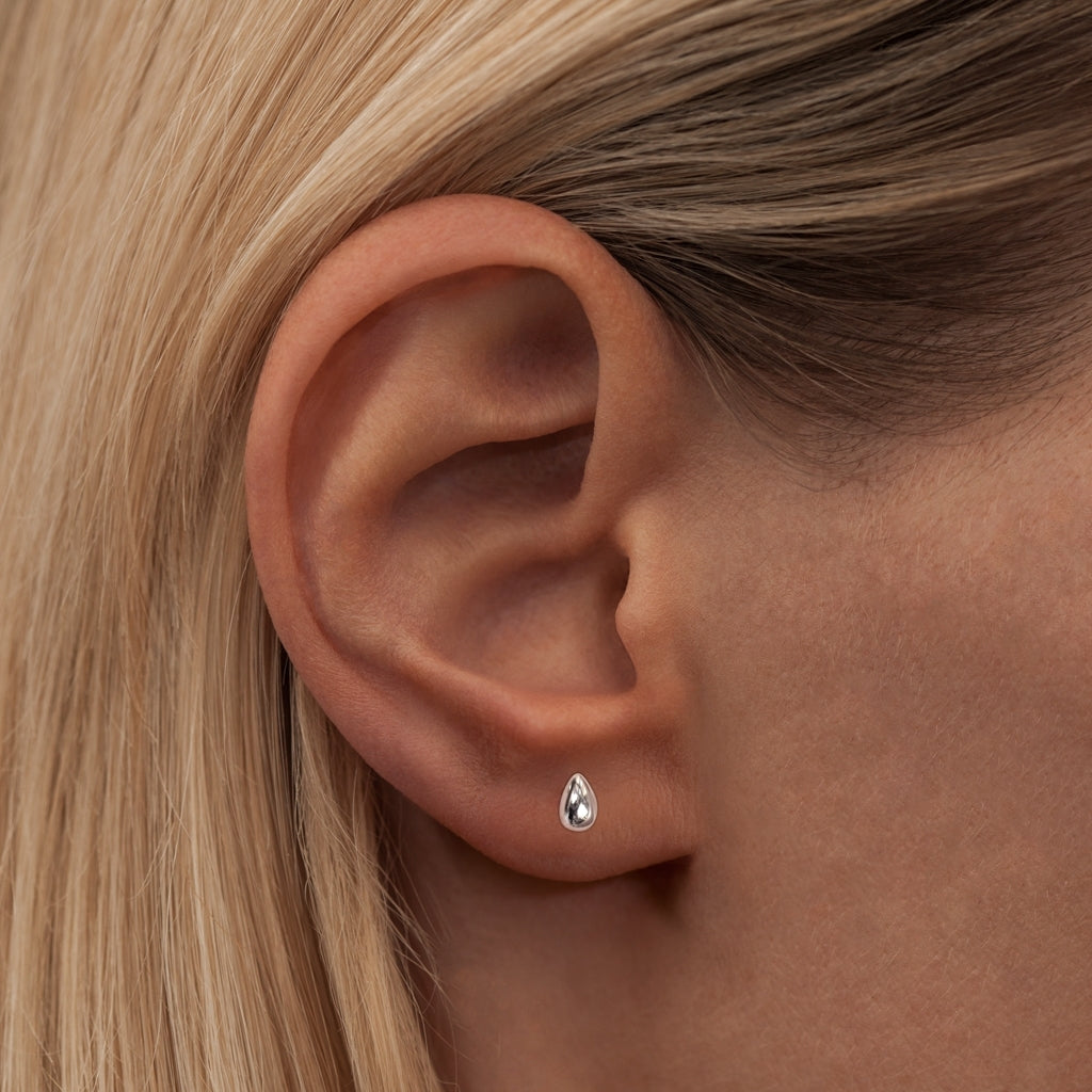 LULU Copenhagen Drop 1 stück Ear stud, 1 pcs Silber