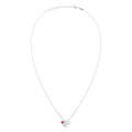 Endless Love Halskette - Versilbert - Passion Red