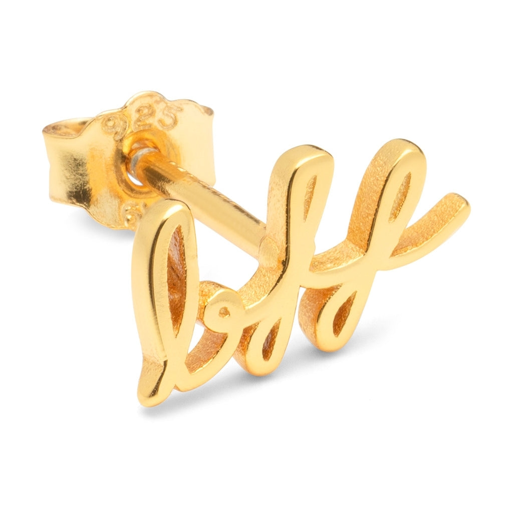 LULU Copenhagen For My Bff Ohrring 1 stück Ear stud, 1 pcs Vergoldet