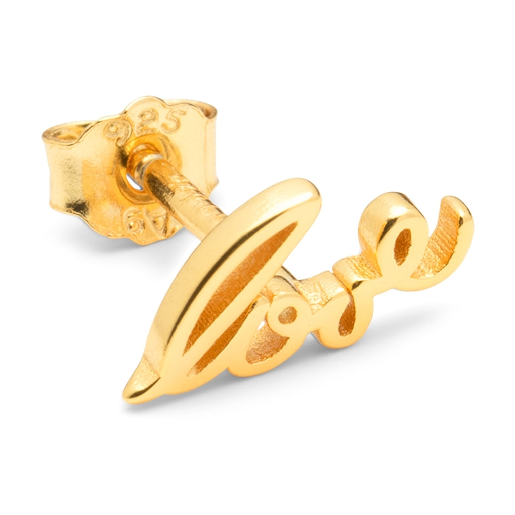 LULU Copenhagen For My Love Ohrring 1 stück Ear stud, 1 pcs Vergoldet