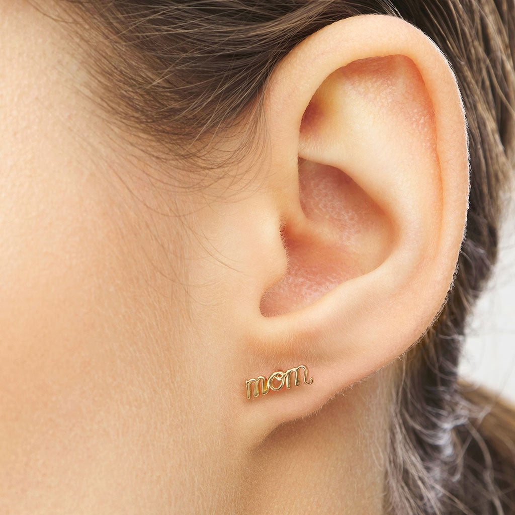 LULU Copenhagen For My Mom Ohrring 1 stück Ear stud, 1 pcs Vergoldet