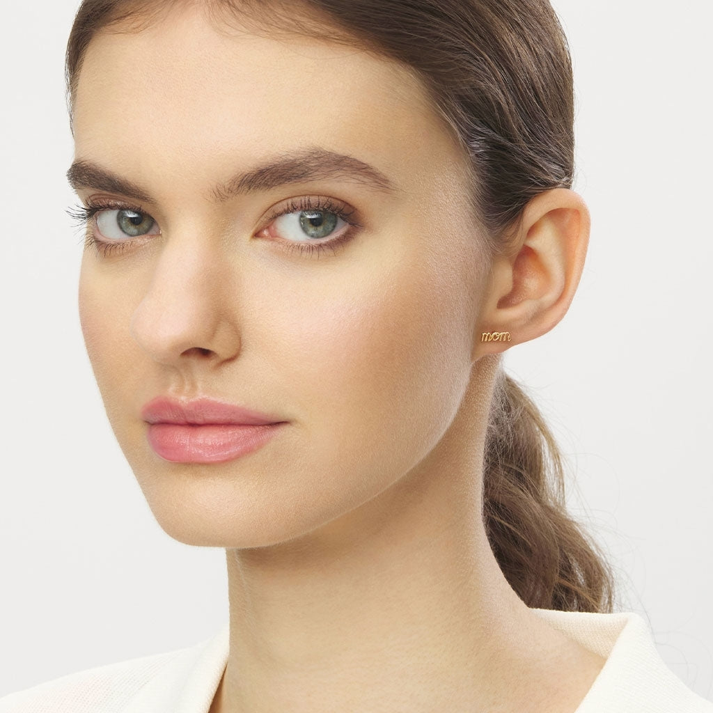 LULU Copenhagen For My Mom Ohrring 1 stück Ear stud, 1 pcs Vergoldet