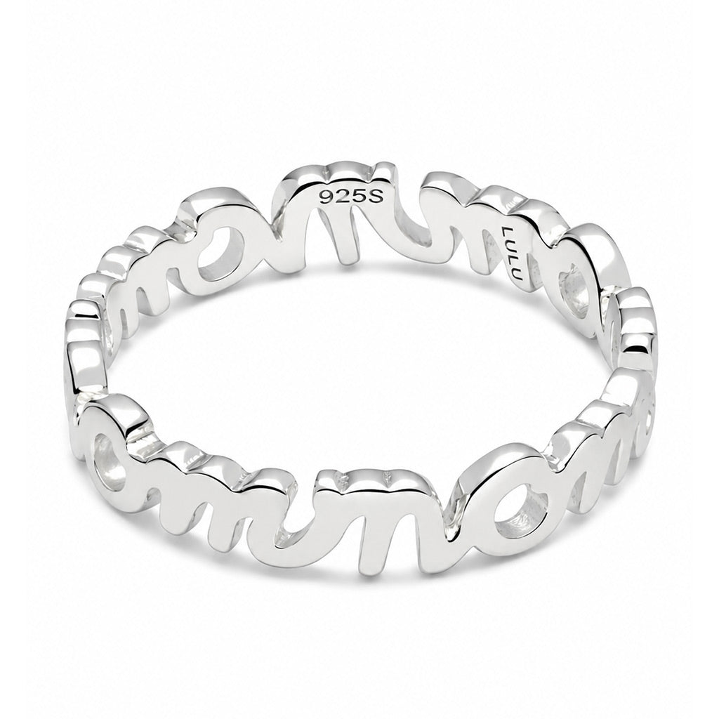 LULU Copenhagen For My Mom Ring Rings Silber