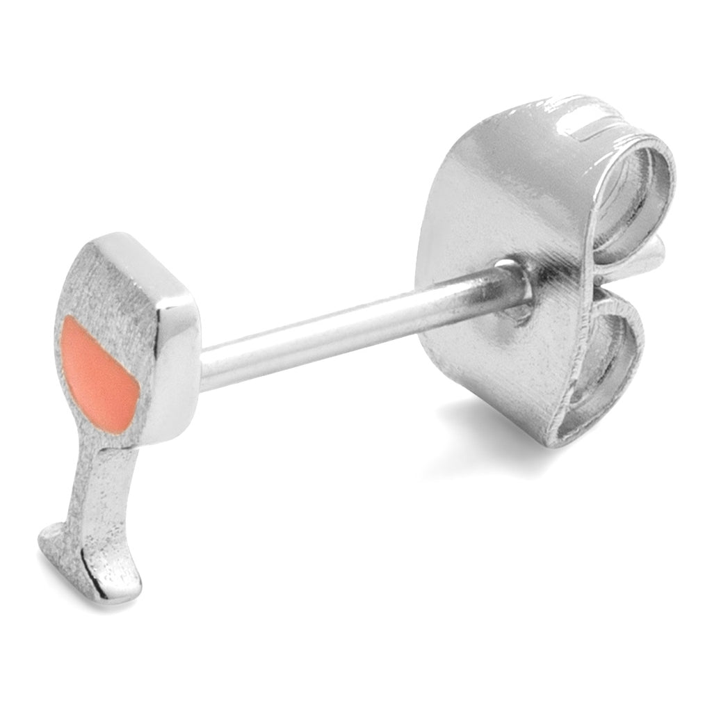 LULU Copenhagen Friday Rosé Ohrring 1 stück Ear stud, 1 pcs Silver Plated