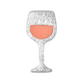 Friday Rosé 1 pcs silver plated - Silber